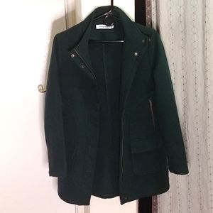JustFabulous Green Jacket / Coat Zip-up Size Small